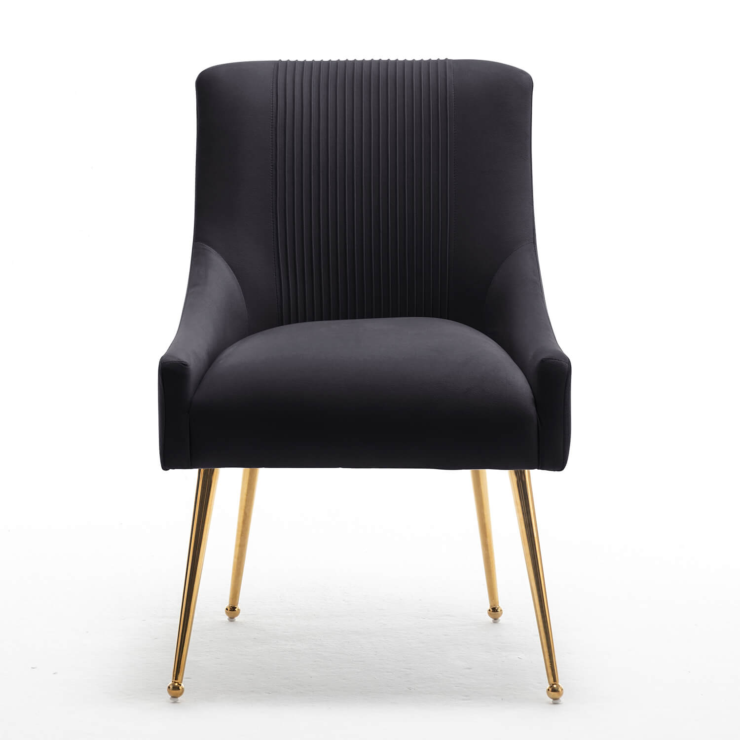 SEYNAR Modern Glam Velvet Dining Chair Set of 2/4/6 with Rear Handle