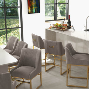 SEYNAR Contempoary Velvet Dining Chair with Metal Frame Legs, set of 2/4/6/8