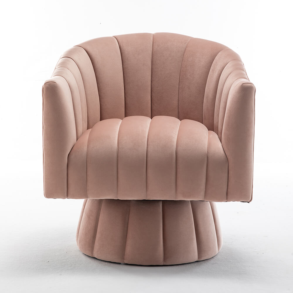 SEYNAR Accent Chair Mid Century 360 Degree Swivel Chair Set of 2/Single