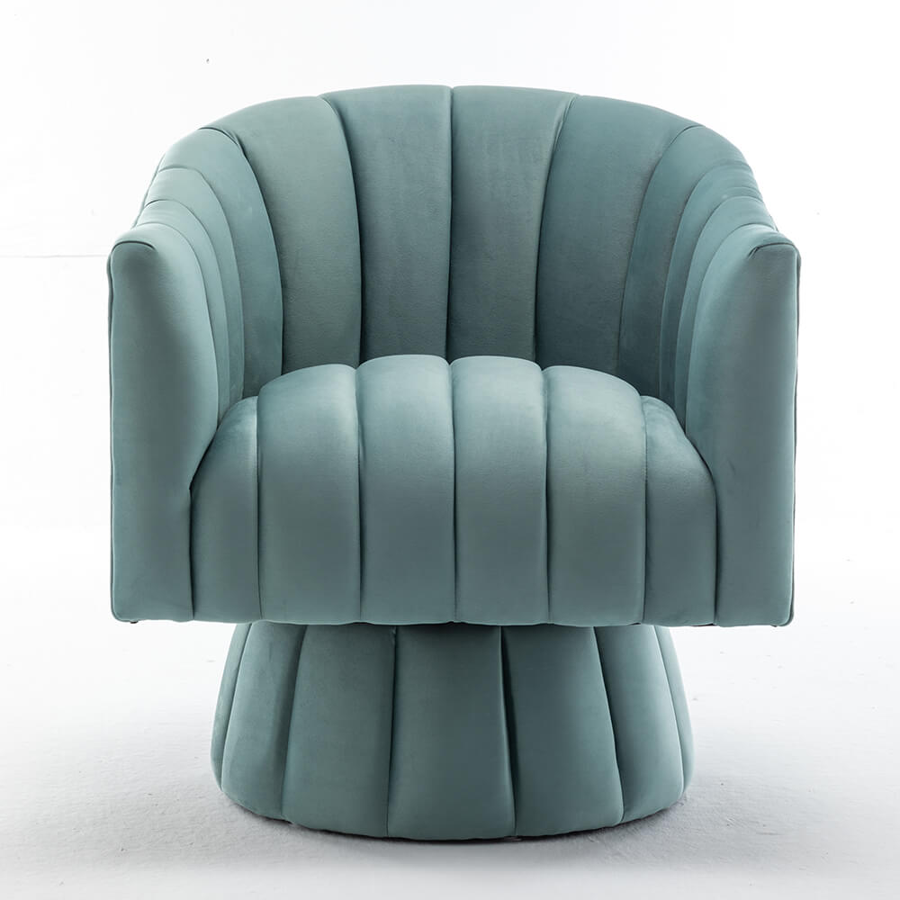 SEYNAR Accent Chair Mid Century 360 Degree Swivel Chair Set of 2/Single